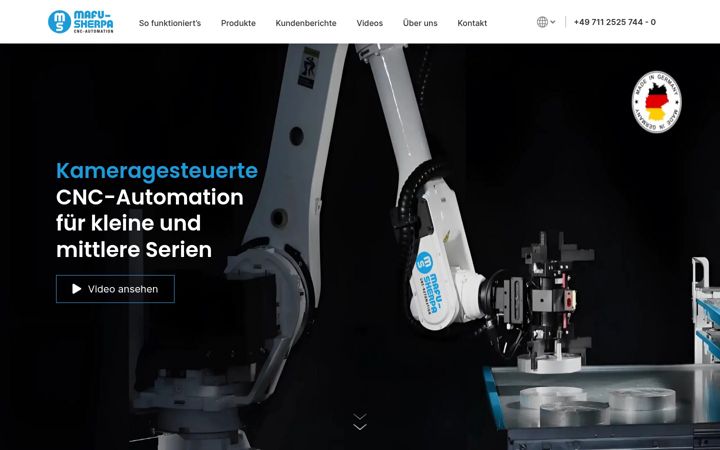 Screenshot of mafu-sherpa.com