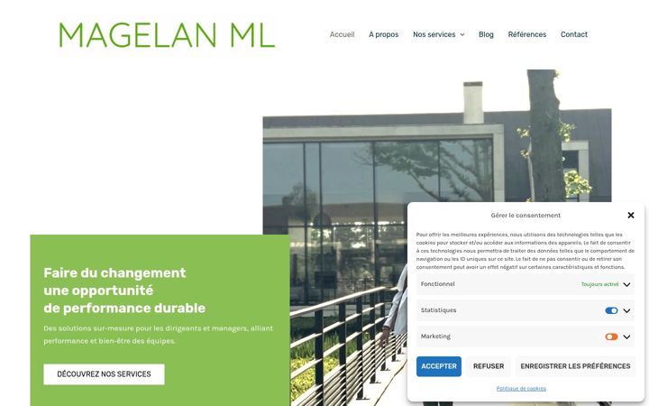 Screenshot of mag-elan.fr