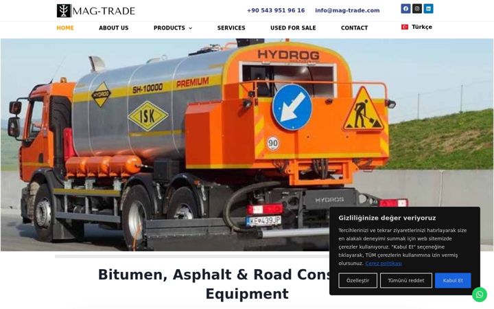 Screenshot of mag-trade.com