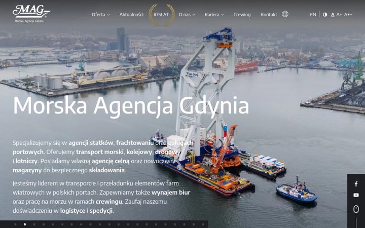Screenshot of mag.pl