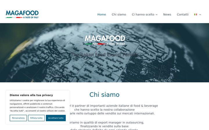 Screenshot of magafood.it