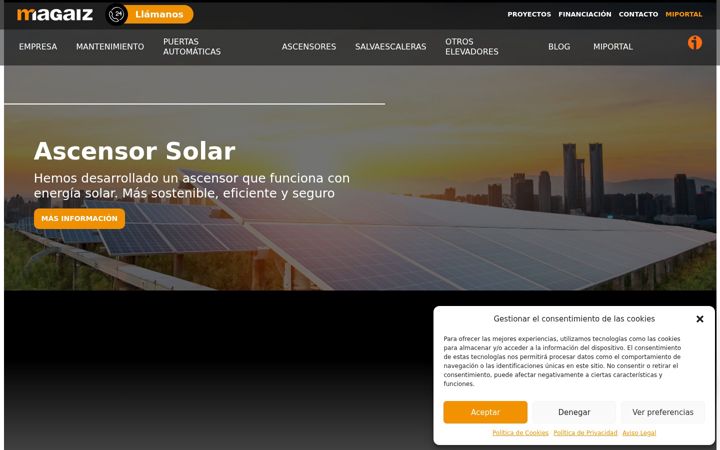 Screenshot of magaiz.es