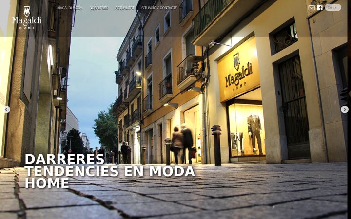Screenshot of magaldihome.com