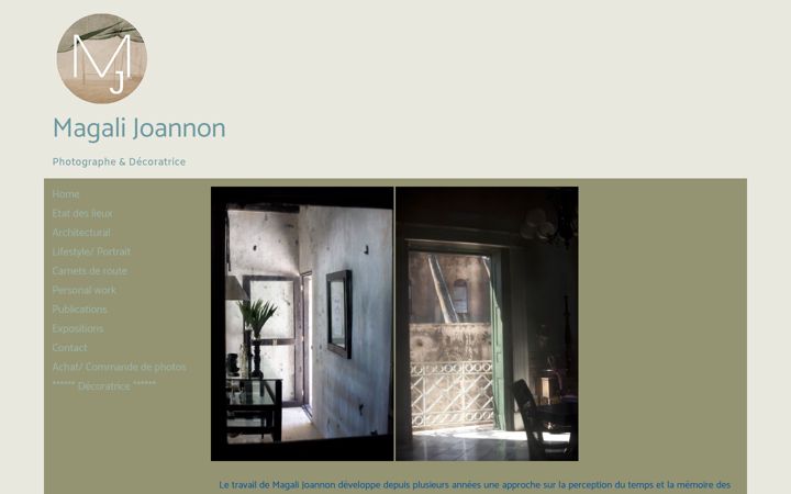 Screenshot of magalijoannon.com