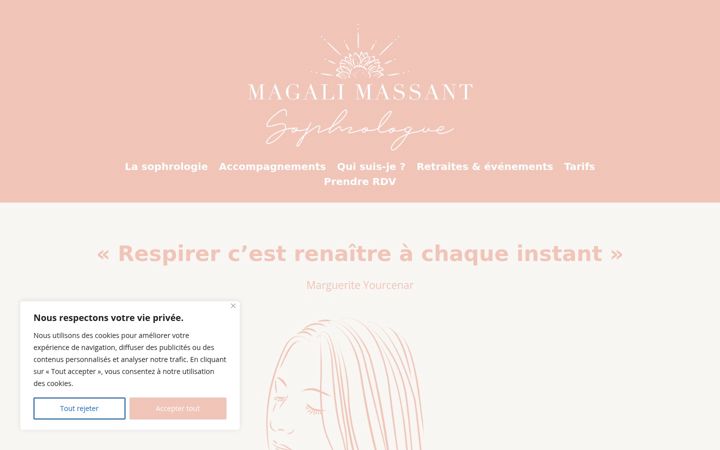 Screenshot of magalimassant.be