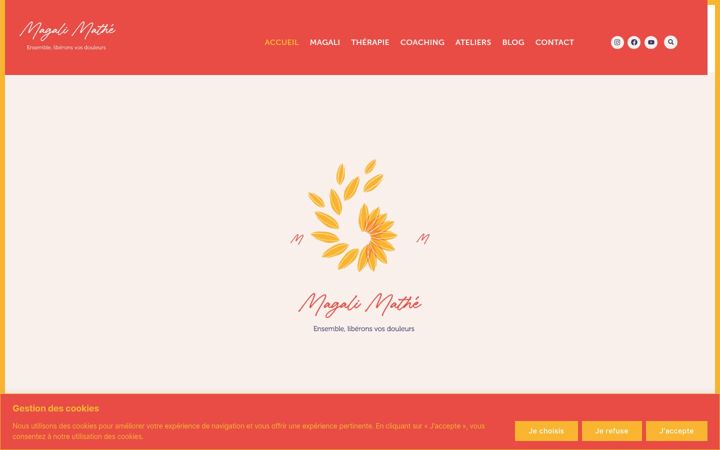 Screenshot of magalimathe.com