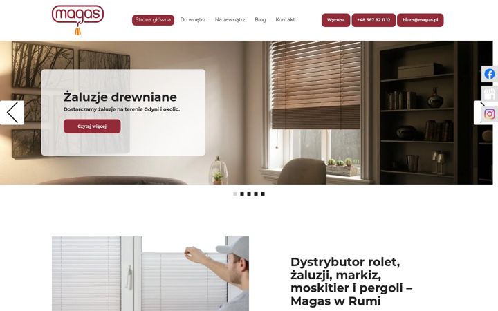 Screenshot of magas.pl