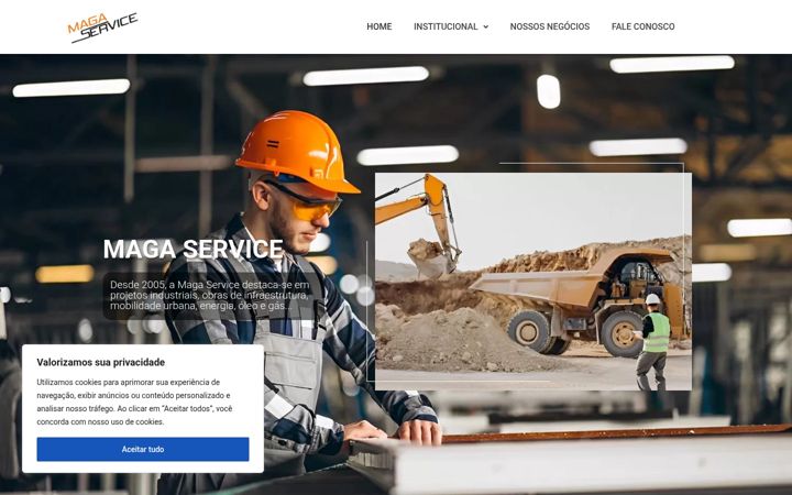 Screenshot of magaservice.com.br