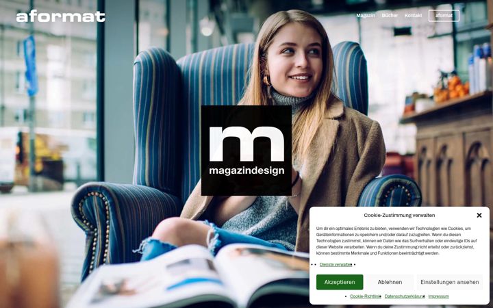 Screenshot of magazindesign.ch