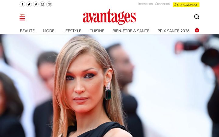 Screenshot of magazine-avantages.fr