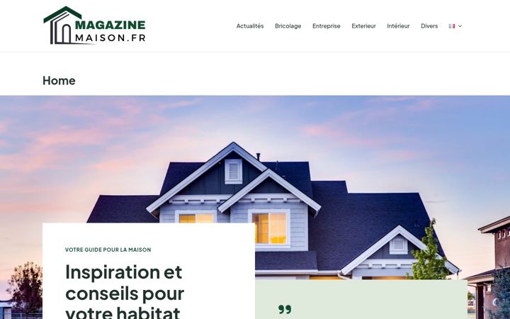 Screenshot of magazine-maison.fr