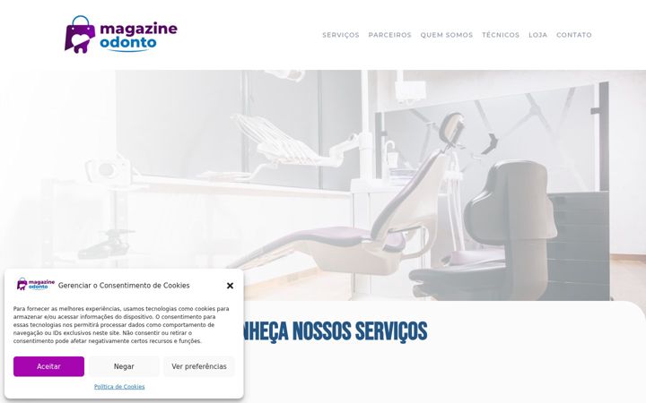 Screenshot of magazineodonto.com.br