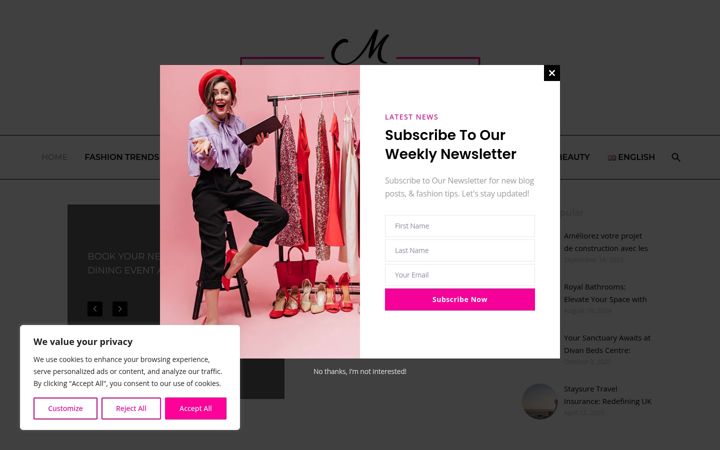 Screenshot of magazinesta.com