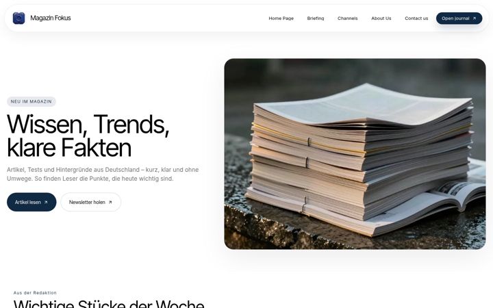 Screenshot of magazinfokus.de