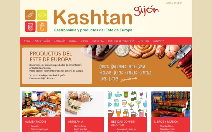 Screenshot of magazinkashtan.com