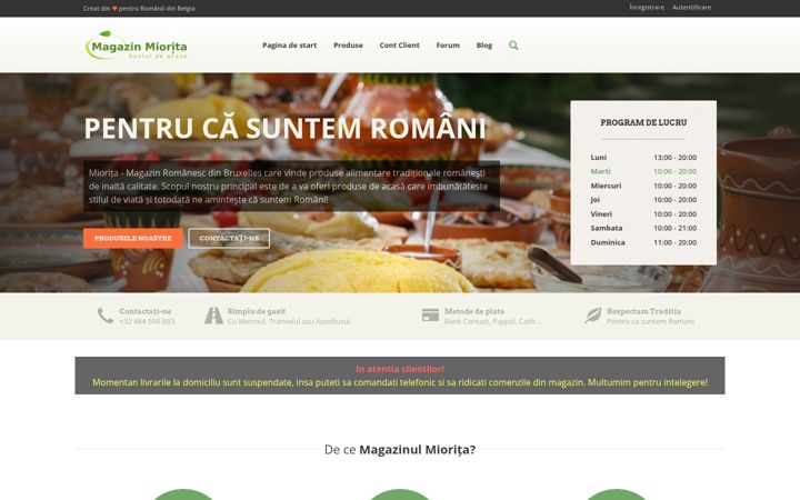 Screenshot of magazinmiorita.be