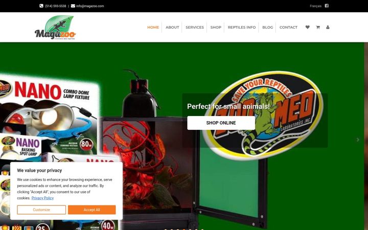 Screenshot of magazoo.com