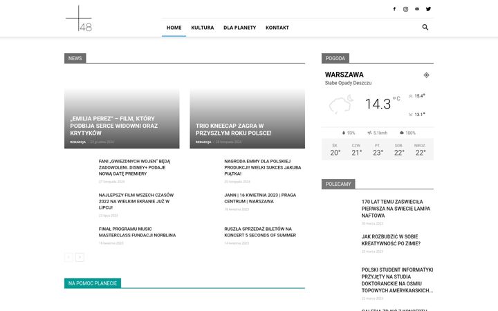 Screenshot of magazyn48.pl