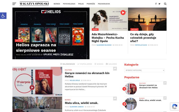 Screenshot of magazynopolski.pl
