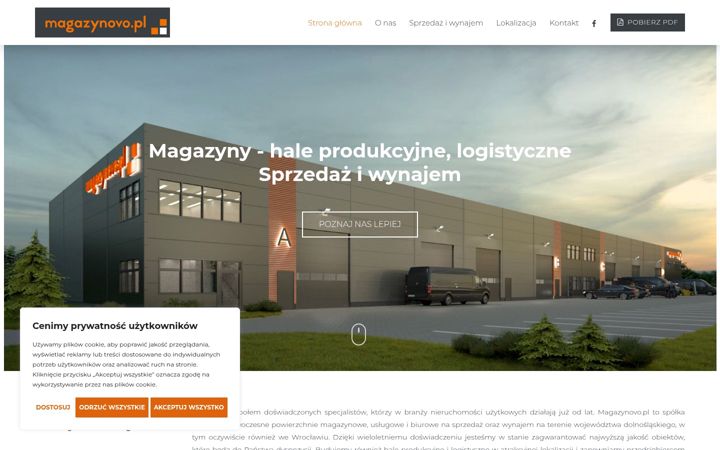 Screenshot of magazynovo.pl