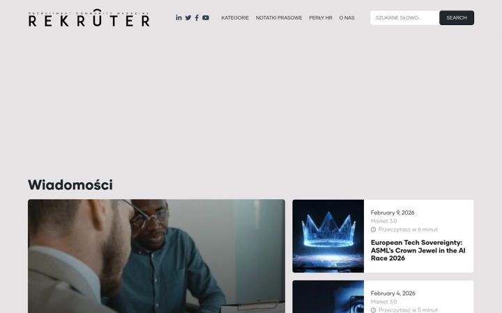 Screenshot of magazynrekruter.pl