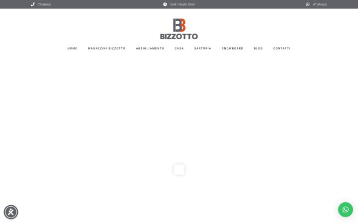 Screenshot of magazzinibizzotto.com