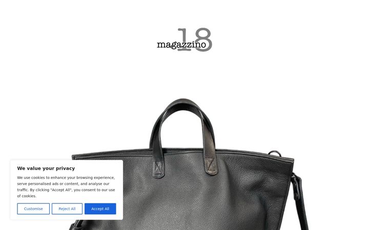 Screenshot of magazzinodiciotto.it