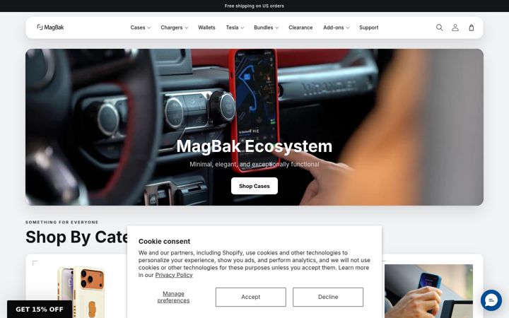 Screenshot of magbak.com