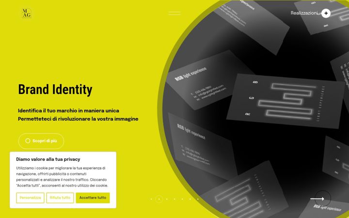 Screenshot of magcomunicazione.it
