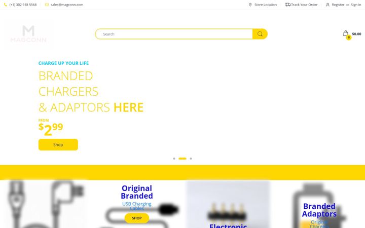 Screenshot of magconn.com
