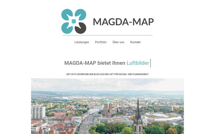Screenshot of magda-map.de