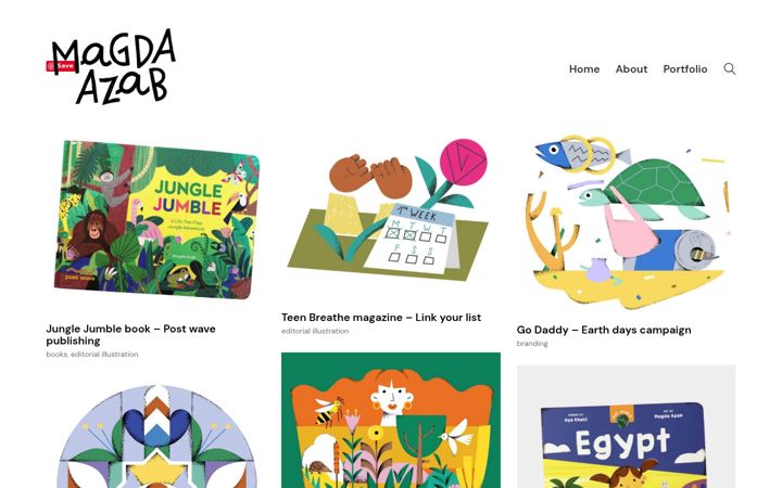 Screenshot of magdaazab.it