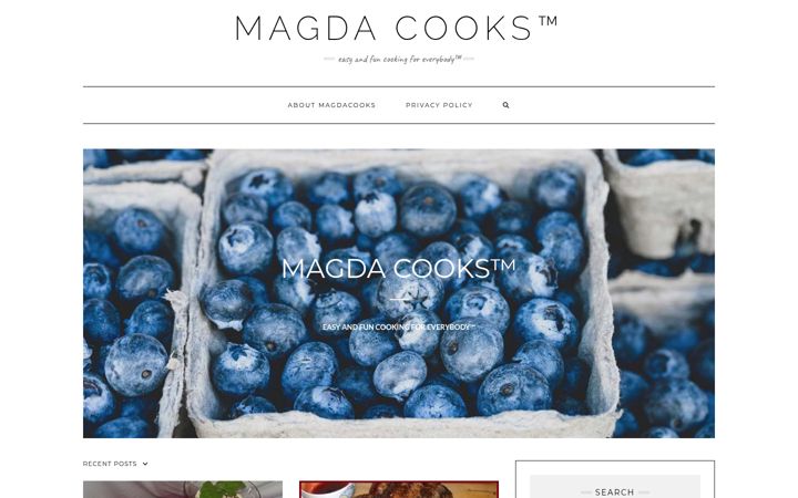 Screenshot of magdacooks.com