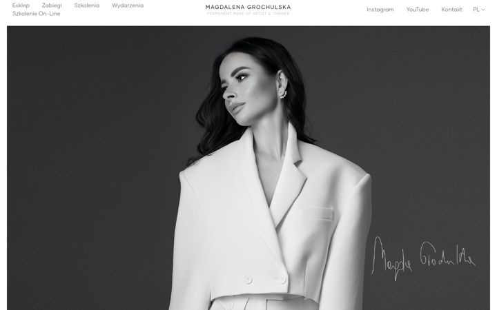 Screenshot of magdagrochulska.pl