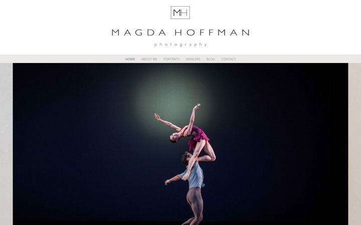 Screenshot of magdahoffman.com