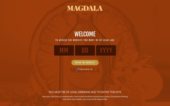 Screenshot of magdalaorange.com