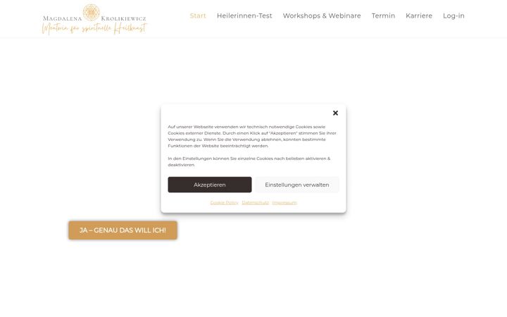 Screenshot of magdalena-krolikiewicz.com