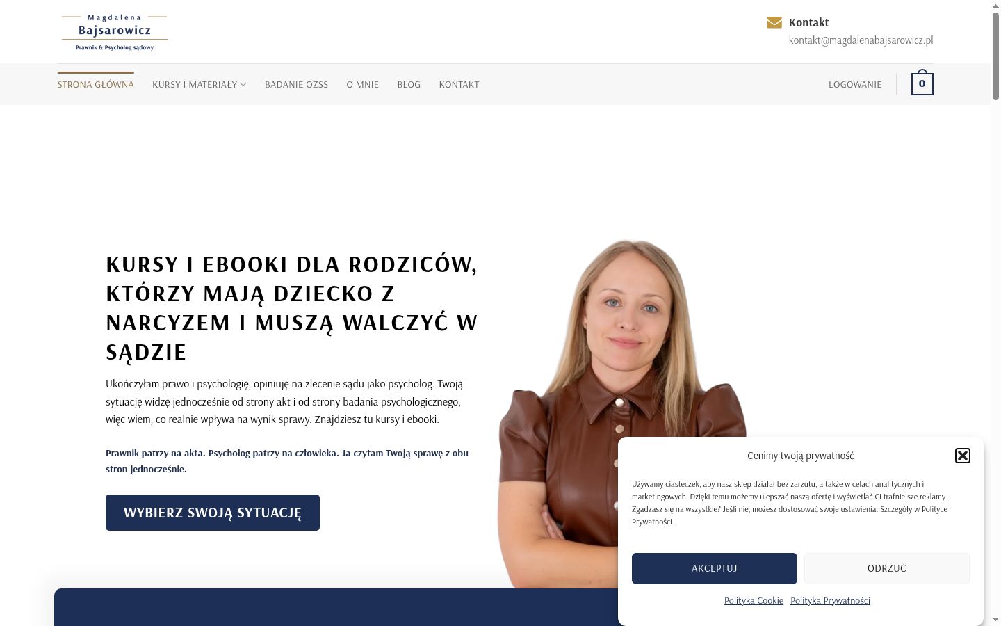 Captura de ecrã do banner de consentimento apresentado antes de qualquer interação
