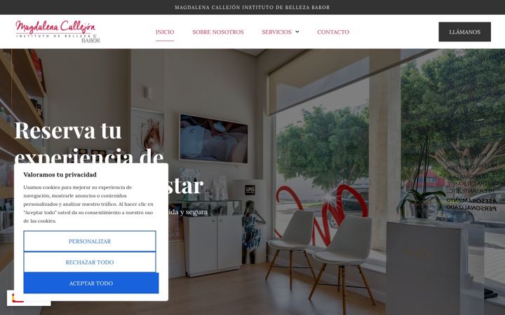 Screenshot of magdalenacallejon.com
