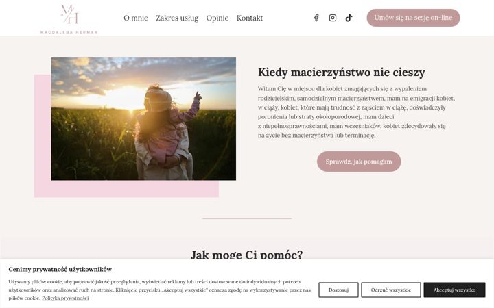 Screenshot of magdalenaherman.com