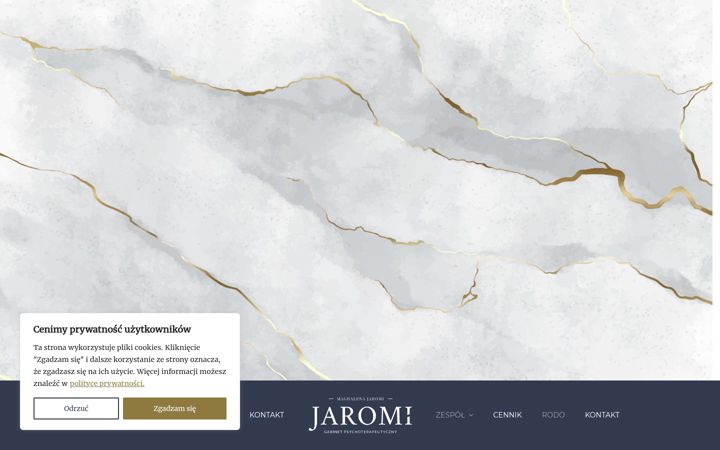Screenshot of magdalenajaromi.pl