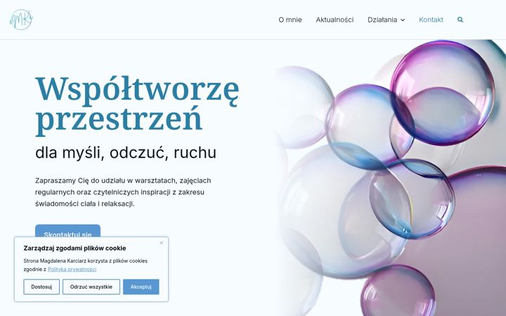 Screenshot of magdalenakarciarz.pl