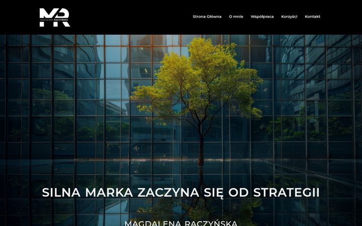 Skjermbilde av magdalenaraczynska.com