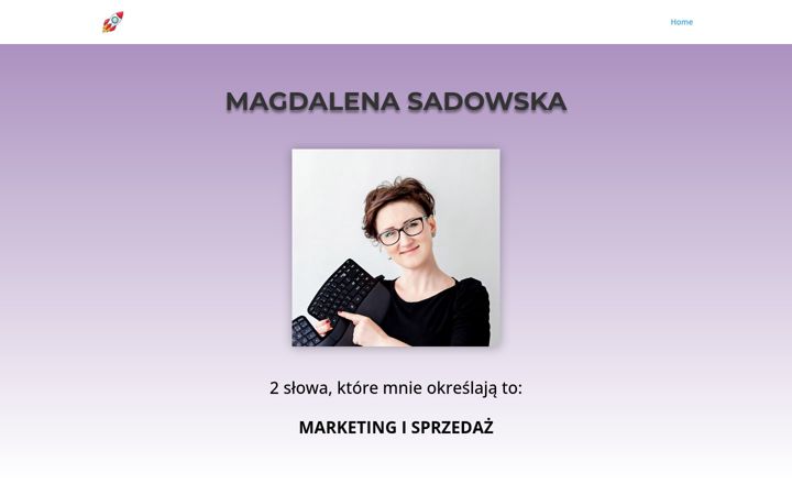 Screenshot of magdalenasadowska.pl
