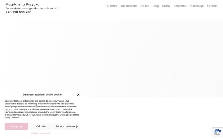 Screenshot of magdalenauszycka.pl