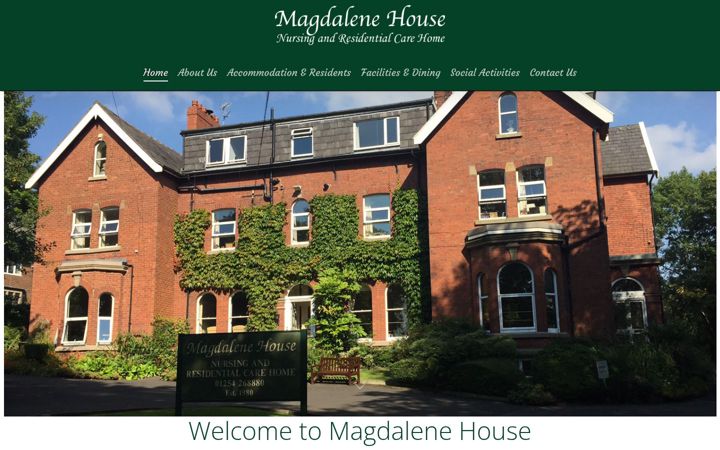 Screenshot of magdalenehouse.co.uk