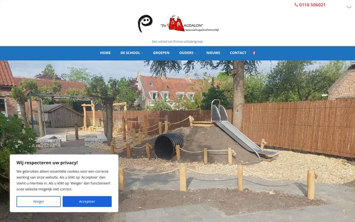 Screenshot of magdalon.nl