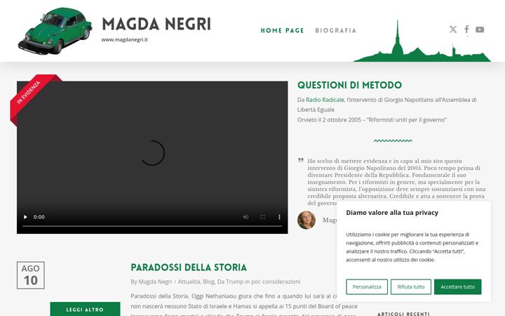 Screenshot of magdanegri.it