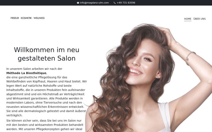 Screenshot of magdanz-ulm.com
