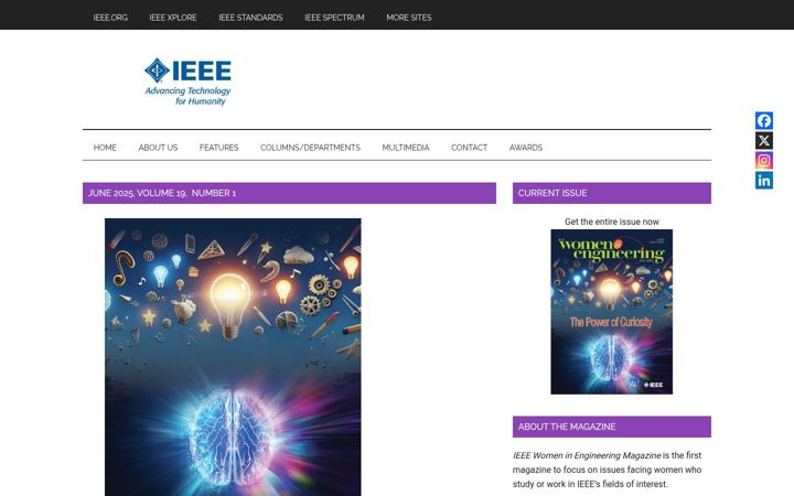 Screenshot of magdemo.ieee.org